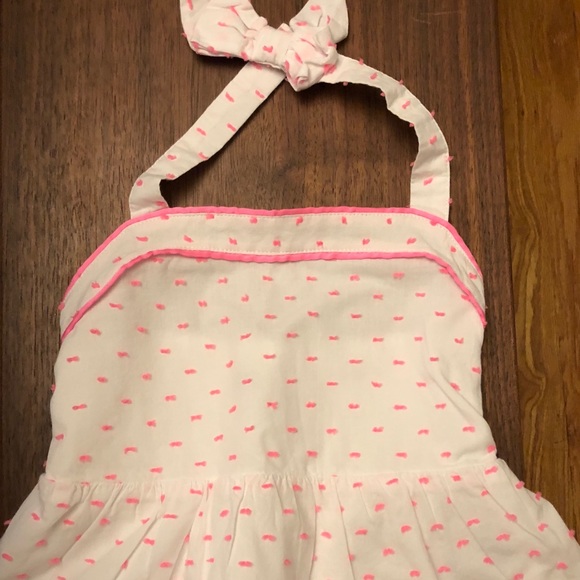 Janie and Jack Swiss dot halter top - Picture 2 of 5